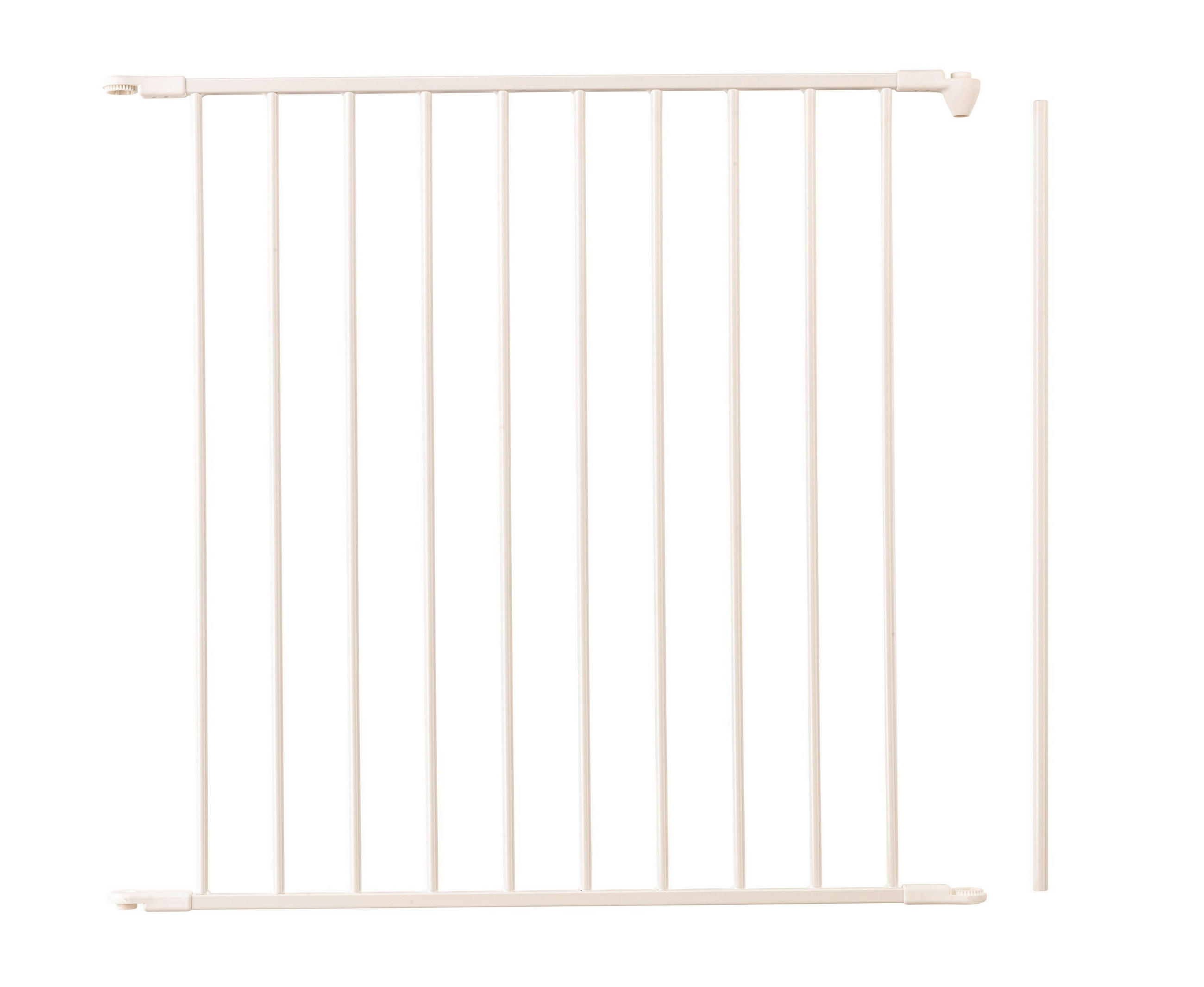 SCHUTZGITTERVERLÄNGERUNG 72/71 cm  - Weiß, Basics, Metall (72/71cm) - Baby Dan