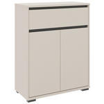 SCHUHSCHRANK  in 80/108,8/38 cm  - Kaschmir/Anthrazit, MODERN, Holzwerkstoff/Kunststoff (80/108,8/38cm) - Xora