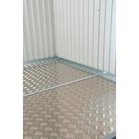 BODENPLATTE 157,5/0,2/157,5 cm  - Alufarben, Design, Metall (157,5/0,2/157,5cm) - Biohort