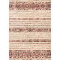 VINTAGE-TEPPICH  Wohnzimmer 160/230 cm Cortea Araqan Terracotta, Graublau, Elfenbein rechteckig  - Elfenbein/Graublau, LIFESTYLE, Kunststoff/Textil (160/230cm) - Lindorug
