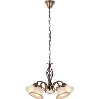 FÜGGŐLÁMPA 60/120 cm  - Romantik / Landhaus, üveg/fém (60/120cm) - Globo