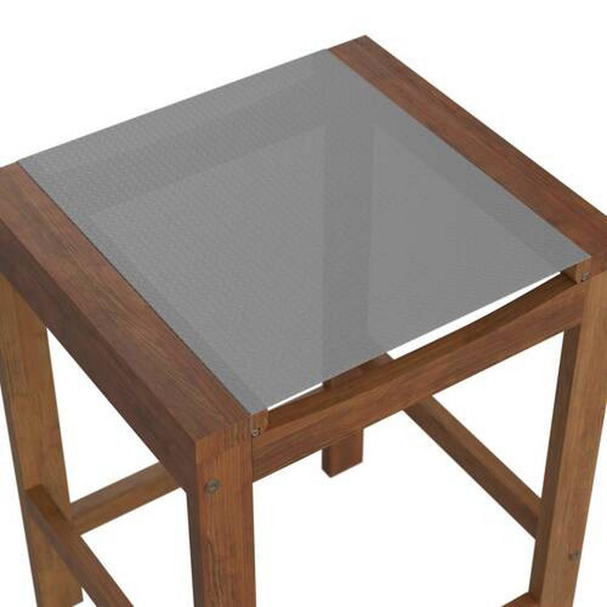 ZÁHRADNÁ BAROVÁ SÚPRAVA drevo, plast - sivá/farba tíku, Modern, drevo/plast (110/40/60/46/90/61cm) - Ambia Garden