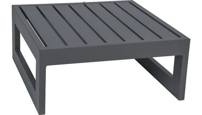 GARTENBEISTELLTISCH 72/72/33 cm Metall quadratisch  - Anthrazit, Basics, Metall (72/72/33cm) - Stern