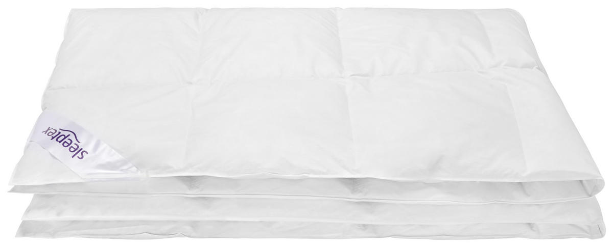 ZIMNÍ PŘIKRÝVKA, 140/200 cm, prachové peří - bílá, Basics, textil (140/200cm) - Sleeptex