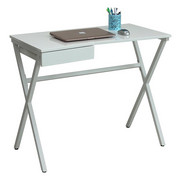 PC STŮL - bílá, Design, kov/kompozitní dřevo (90/76/48cm) - Carryhome