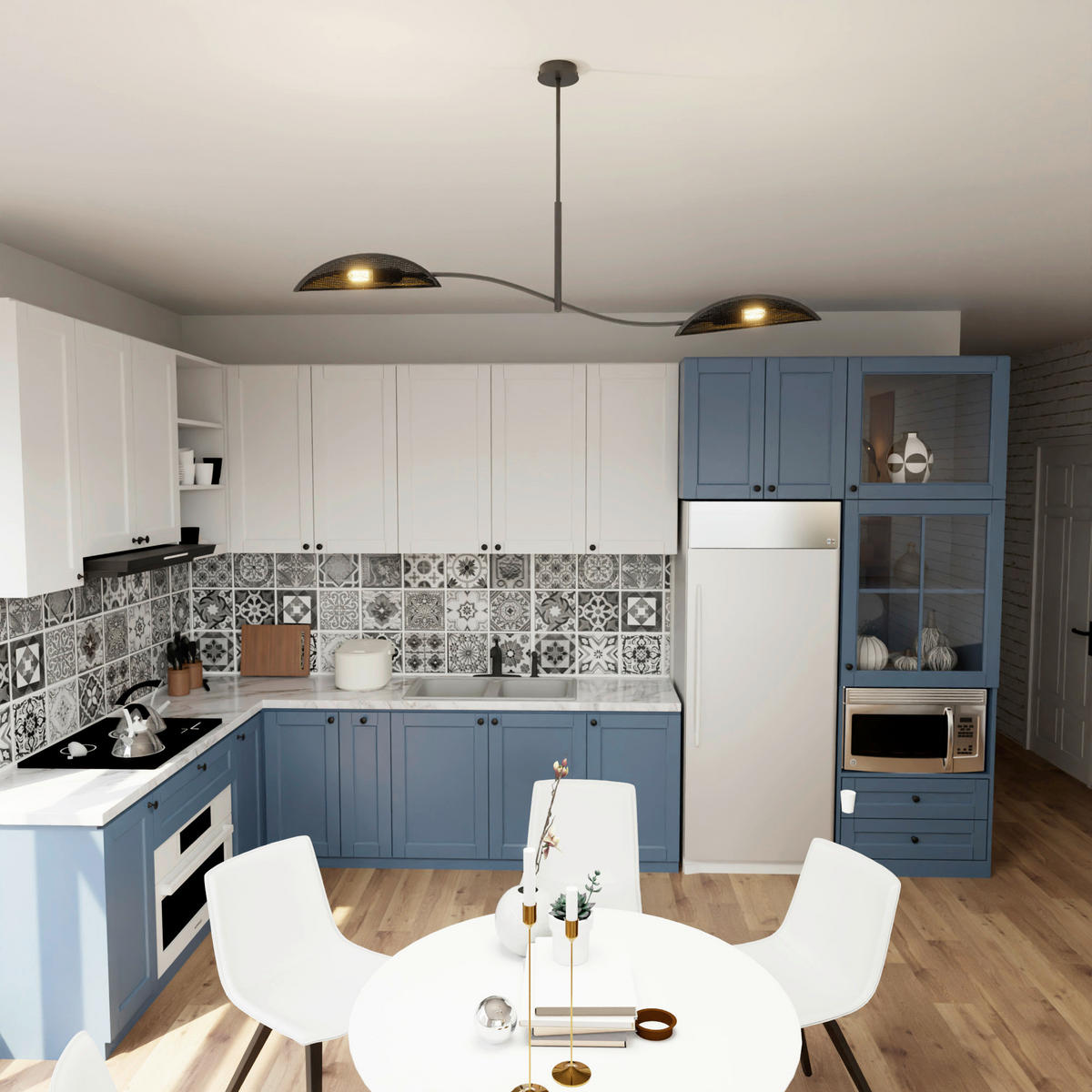 DECKENLEUCHTE 105/18/54 cm  - Goldfarben/Schwarz, LIFESTYLE, Textil/Metall (105/18/54cm)