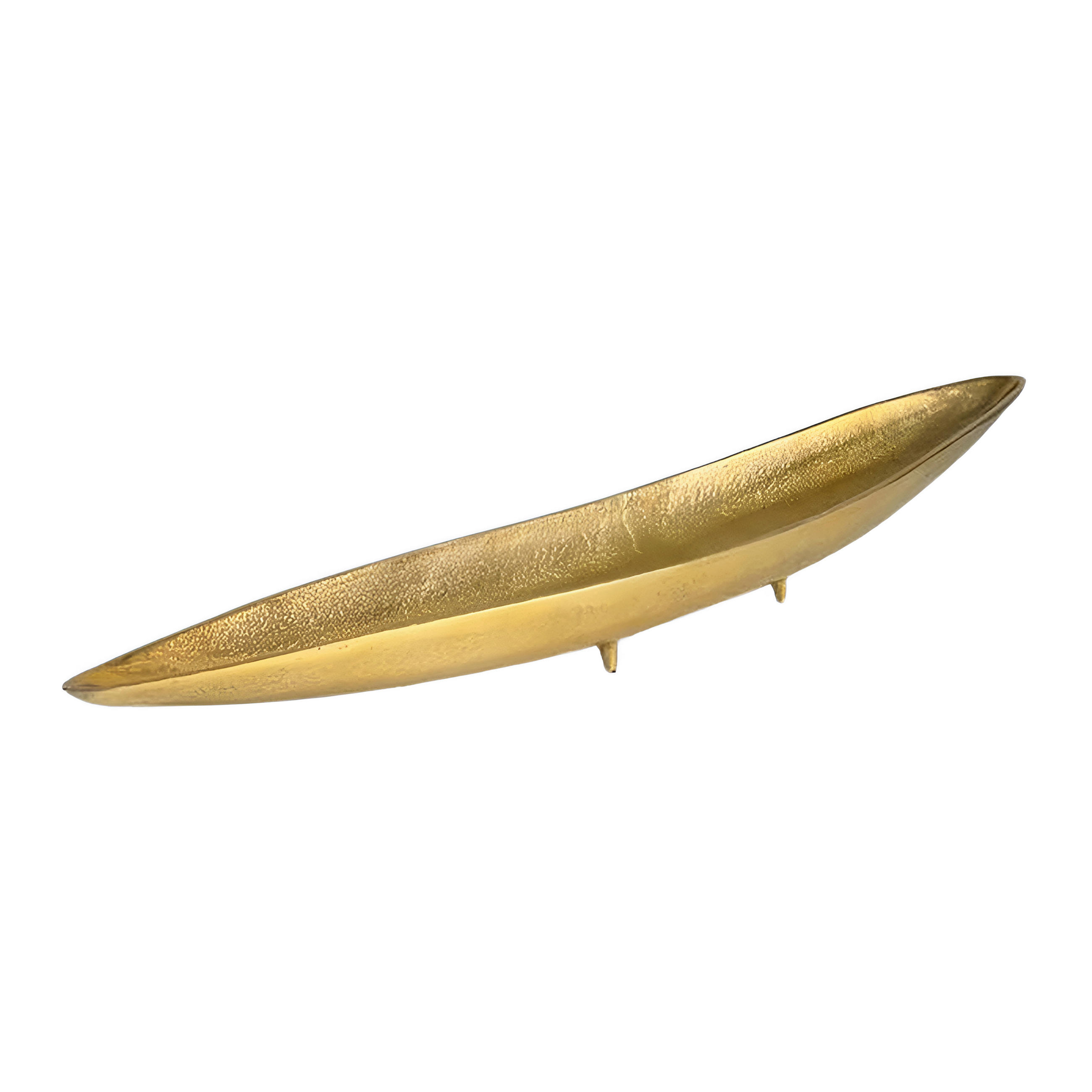 Bol Decorativ - auriu, Design, metal (60/10/7cm) - Livetastic