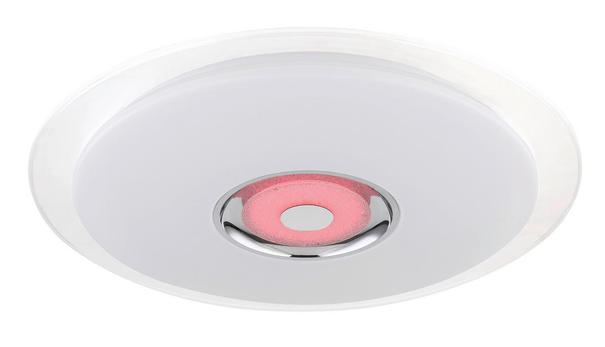 LED-DECKENLEUCHTE  Smart 60/6,1 cm   - Klar/Opal, Basics, Kunststoff/Metall (60/6,1cm) - Novel