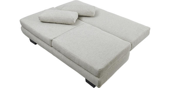 SCHLAFSOFA Beige - Wengefarben/Beige, Design, Holz/Textil (203/94/100cm) - Novel