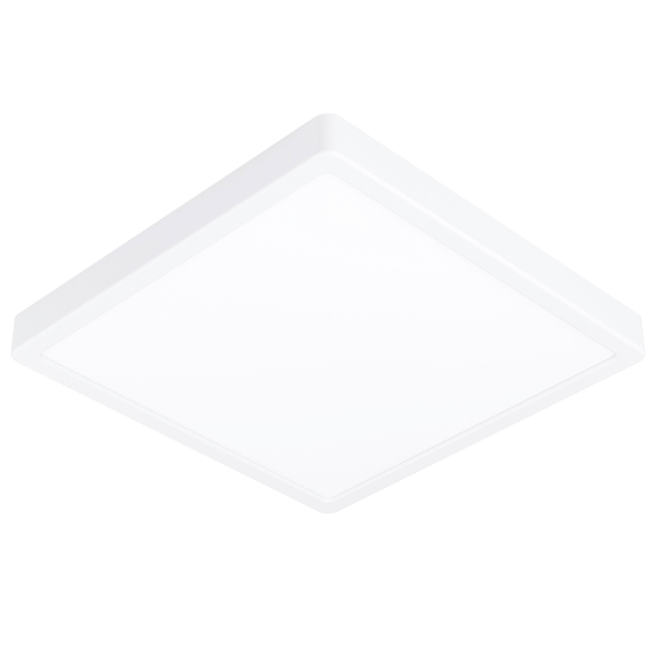 LED-AUßENLEUCHTE 28,5/28,5/3 cm   - Weiß, Design, Kunststoff/Metall (28,5/28,5/3cm) - Eglo