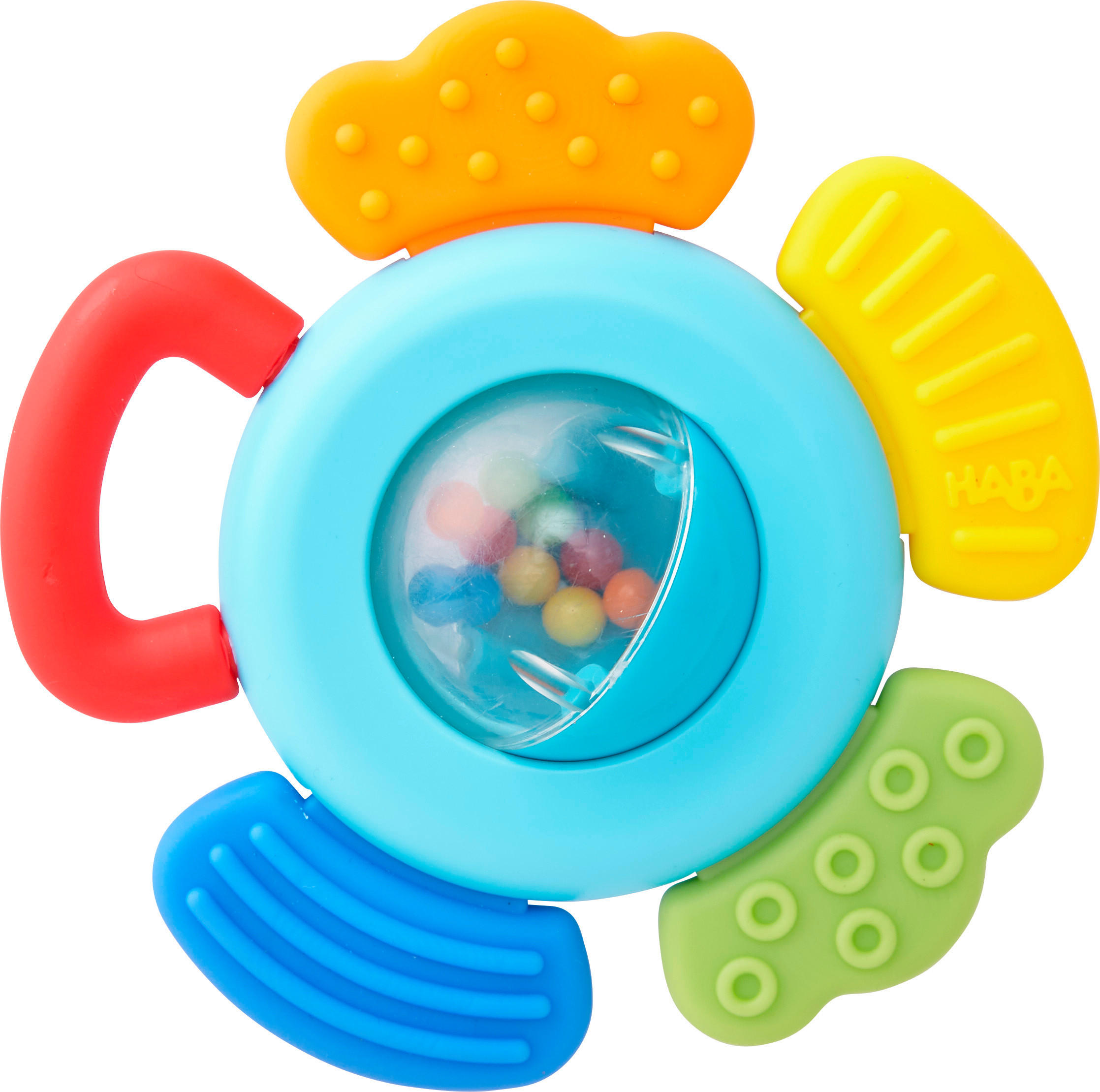GREIFLING Blume  - Multicolor, Basics, Kunststoff (10cm) - Haba
