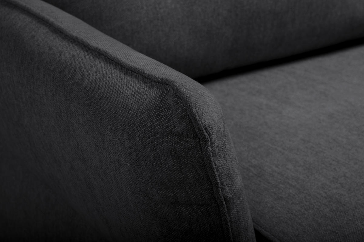 SCHLAFSOFA Webstoff Anthrazit  - Anthrazit/Schwarz, KONVENTIONELL, Kunststoff/Textil (220/89/104cm) - Carryhome