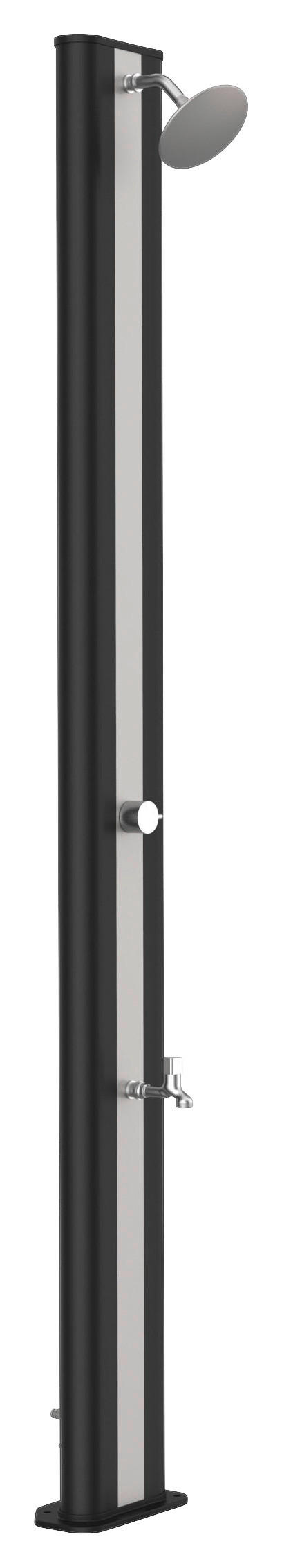 SOLARDUSCHE SSP40  - Schwarz, KONVENTIONELL, Kunststoff/Metall (34/26,4/222cm) - Gre