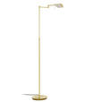 LESELEUCHTE 24/146 cm   - Goldfarben/Weiß, KONVENTIONELL, Kunststoff/Metall (24/146cm) - Novel