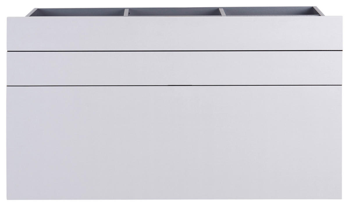 SCHUBLADENSET 90,9/50,3/46,8 cm Hellgrau  - Hellgrau, KONVENTIONELL, Holzwerkstoff (90,9/50,3/46,8cm) - Hom`in