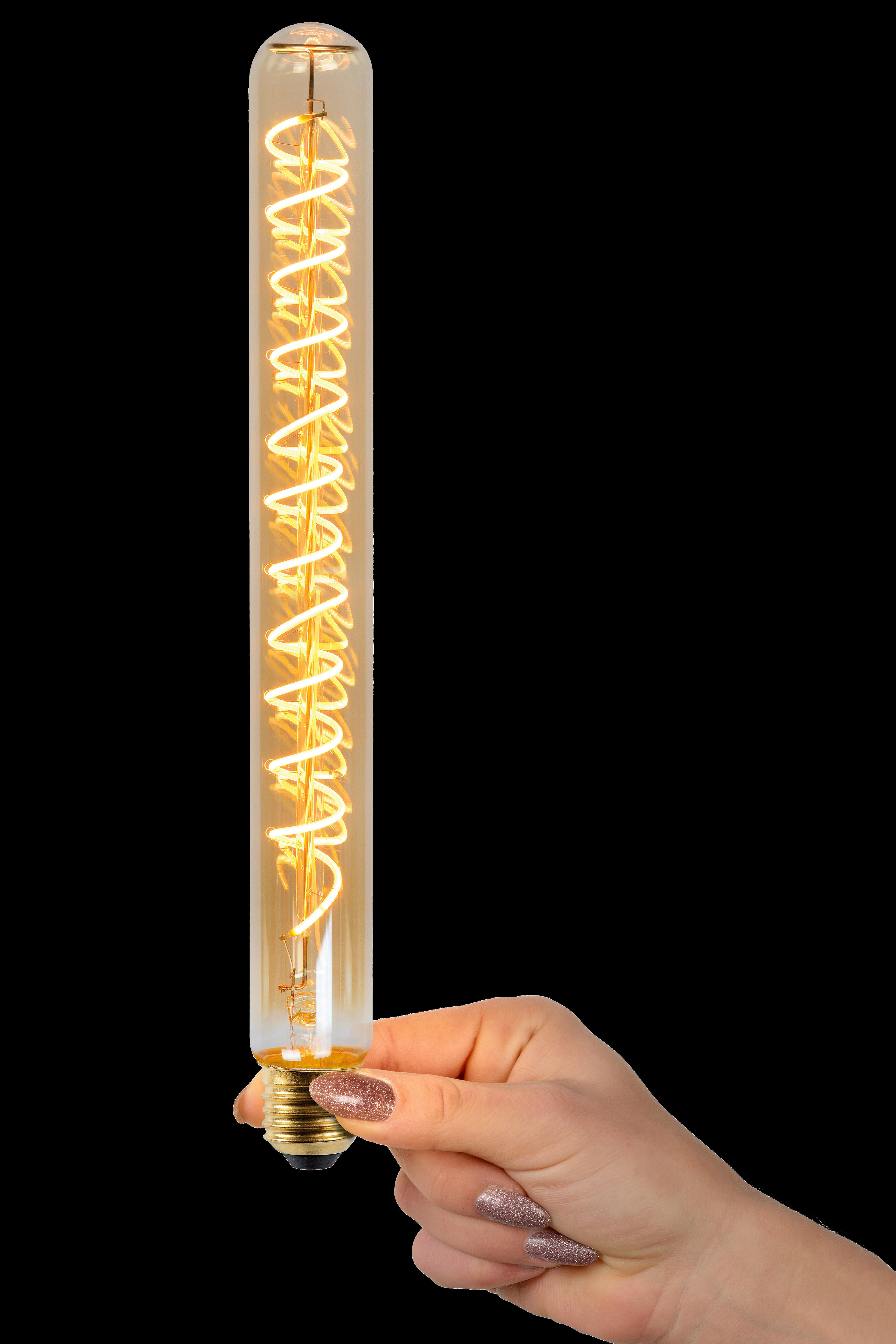 LED-LEUCHTMITTEL T32 E27  - Bernsteinfarben, Basics, Glas (3.2/30cm)