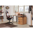 SCHREIBTISCH 140/65/75 cm  in Wildeiche  - Wildeiche/Schwarz, Natur, Holz/Metall (140/65/75cm) - Linea Natura