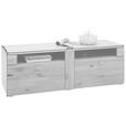 LOWBOARD Colorado in 141/48/51 cm - Eichefarben/Alufarben, KONVENTIONELL, Holz/Holzwerkstoff (141/48/51cm) - Voleo