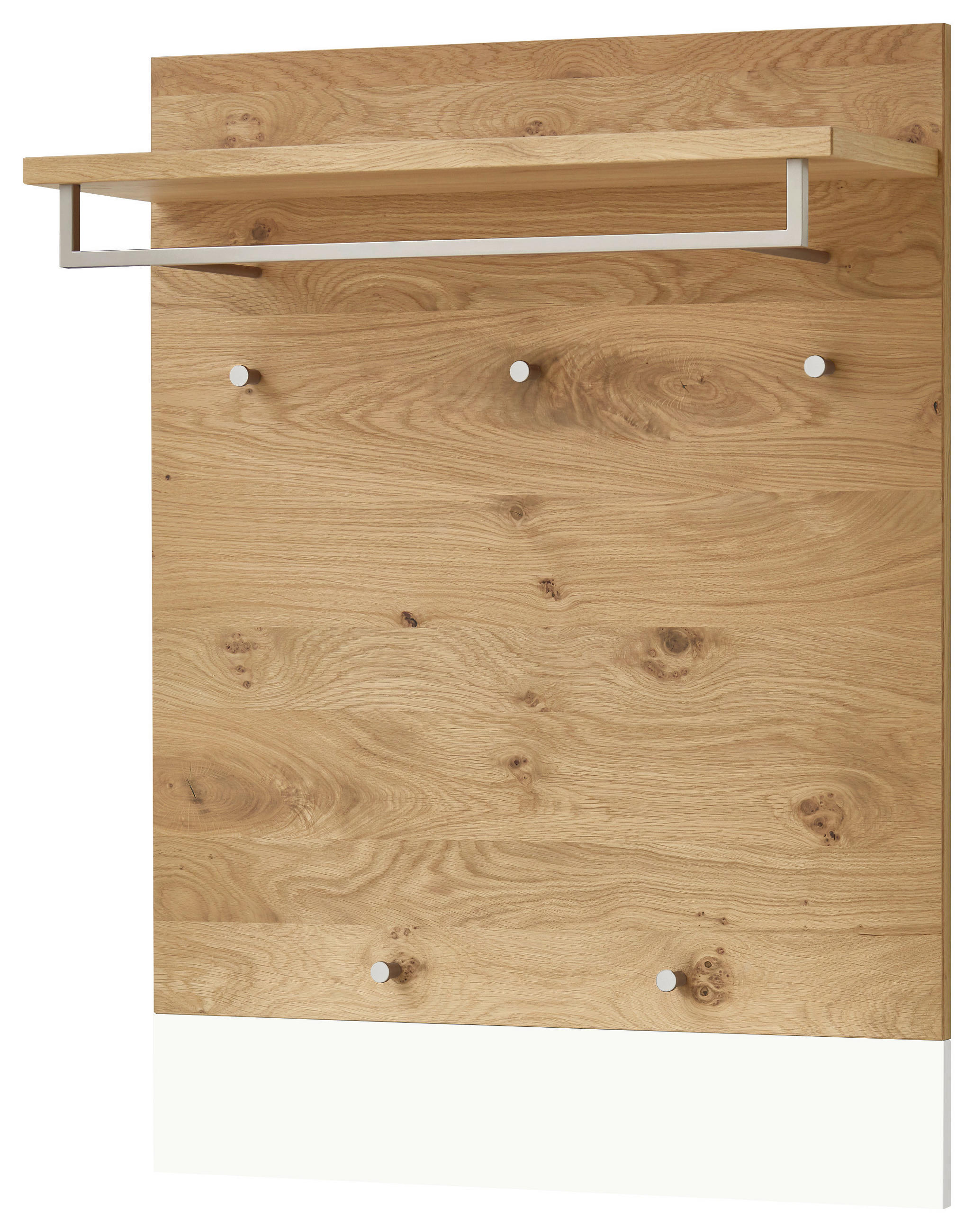 GARDEROBENPANEEL Eiche, Balkeneiche furniert Eichefarben - Eichefarben, Design, Holz (80/106/27cm)