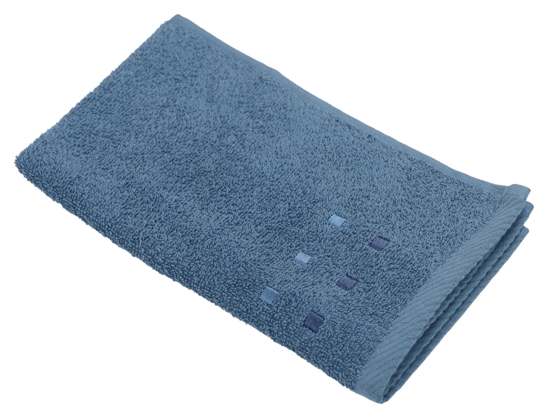 PEŠKIR ZA GOSTE QUATTRO  plava 30/50 cm  - plava, Konvencionalno, tekstil (30/50cm) - Esposa