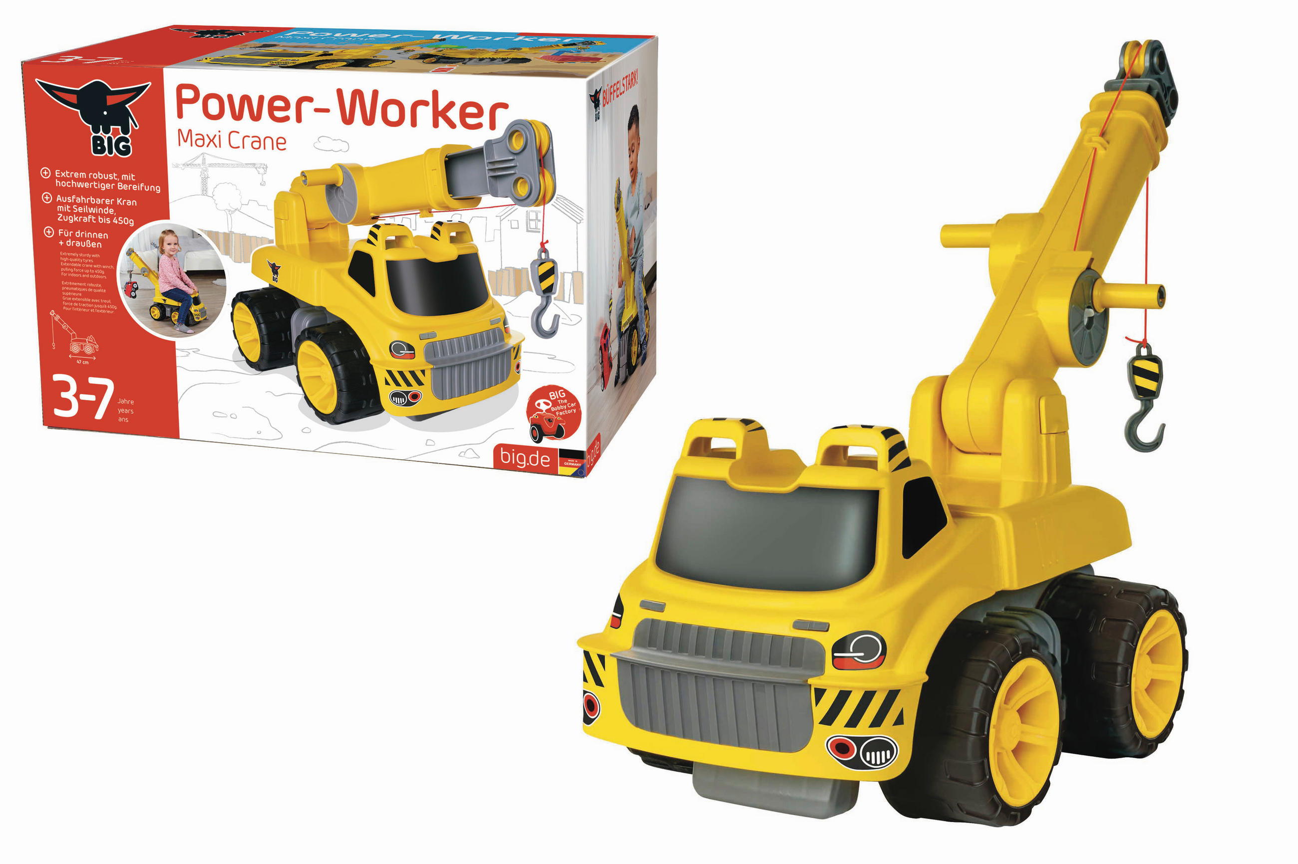 RUTSCHFAHRZEUG  - Gelb/Schwarz, Basics, Kunststoff (30/50,50/33cm) - Simba