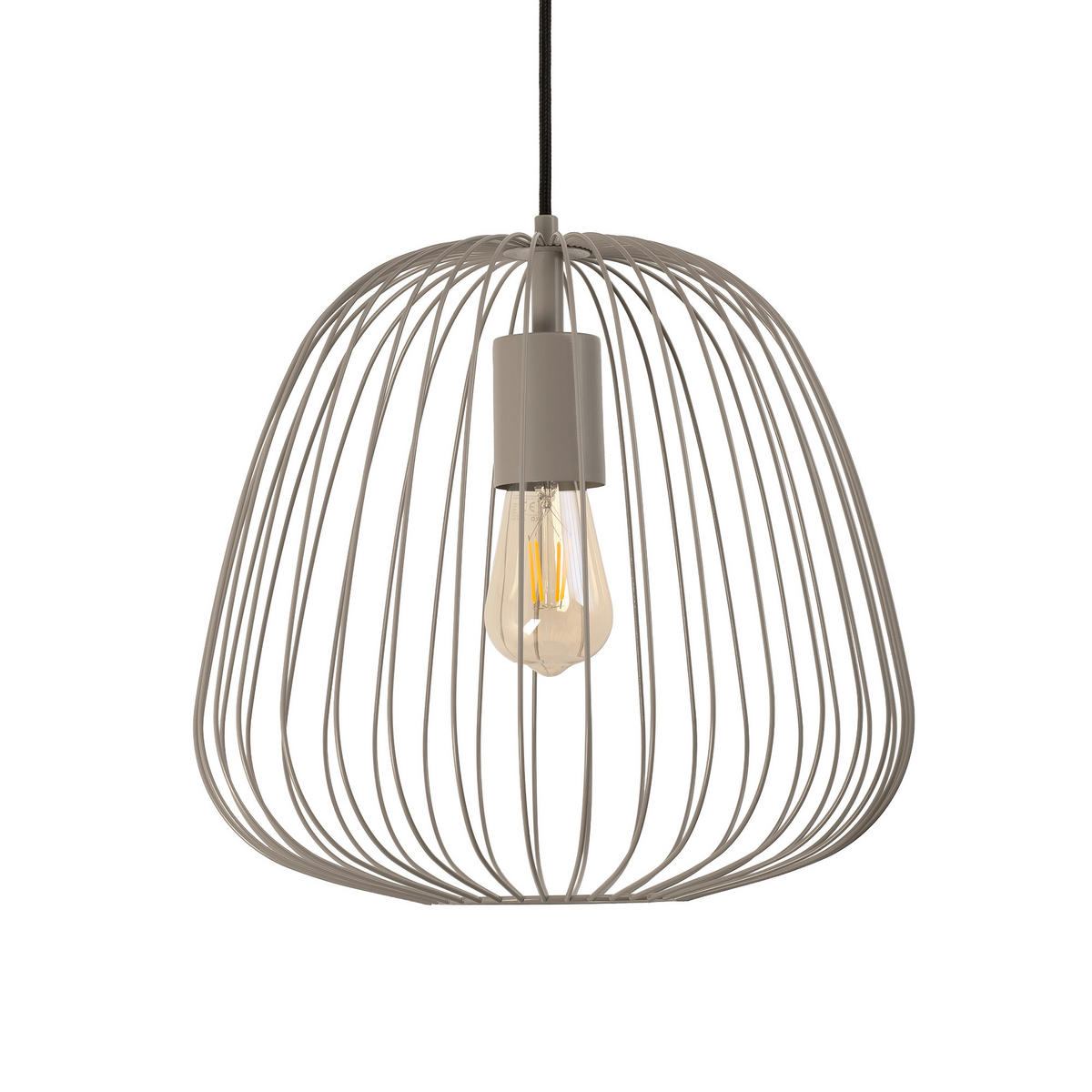 HÄNGELEUCHTE 36/36/110 cm  - Greige, Trend, Metall (36/36/110cm)