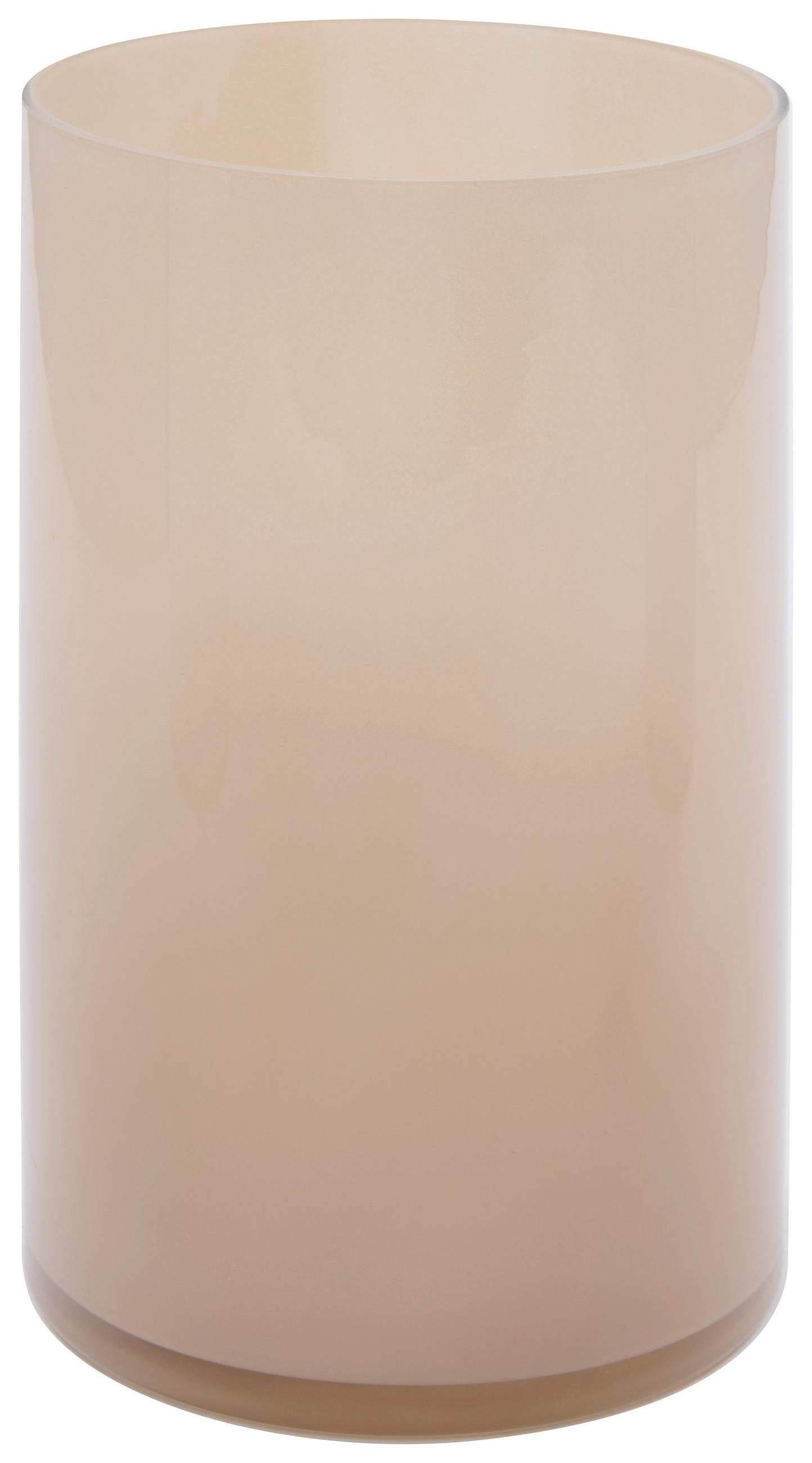 VASE  - Hellbraun, Basics, Glas (12/20cm)