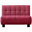 SCHLAFSOFA  in Rot  - Rot/Schwarz, Design, Textil/Metall (125/92/102cm) - Novel