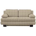 SCHLAFSOFA in Sandfarben  - Sandfarben/Wengefarben, Design, Holz/Textil (203/94/100cm) - Novel