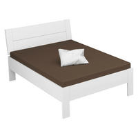 BETT 180/200 cm  in Weiß  - Weiß, Design (180/200cm) - Xora