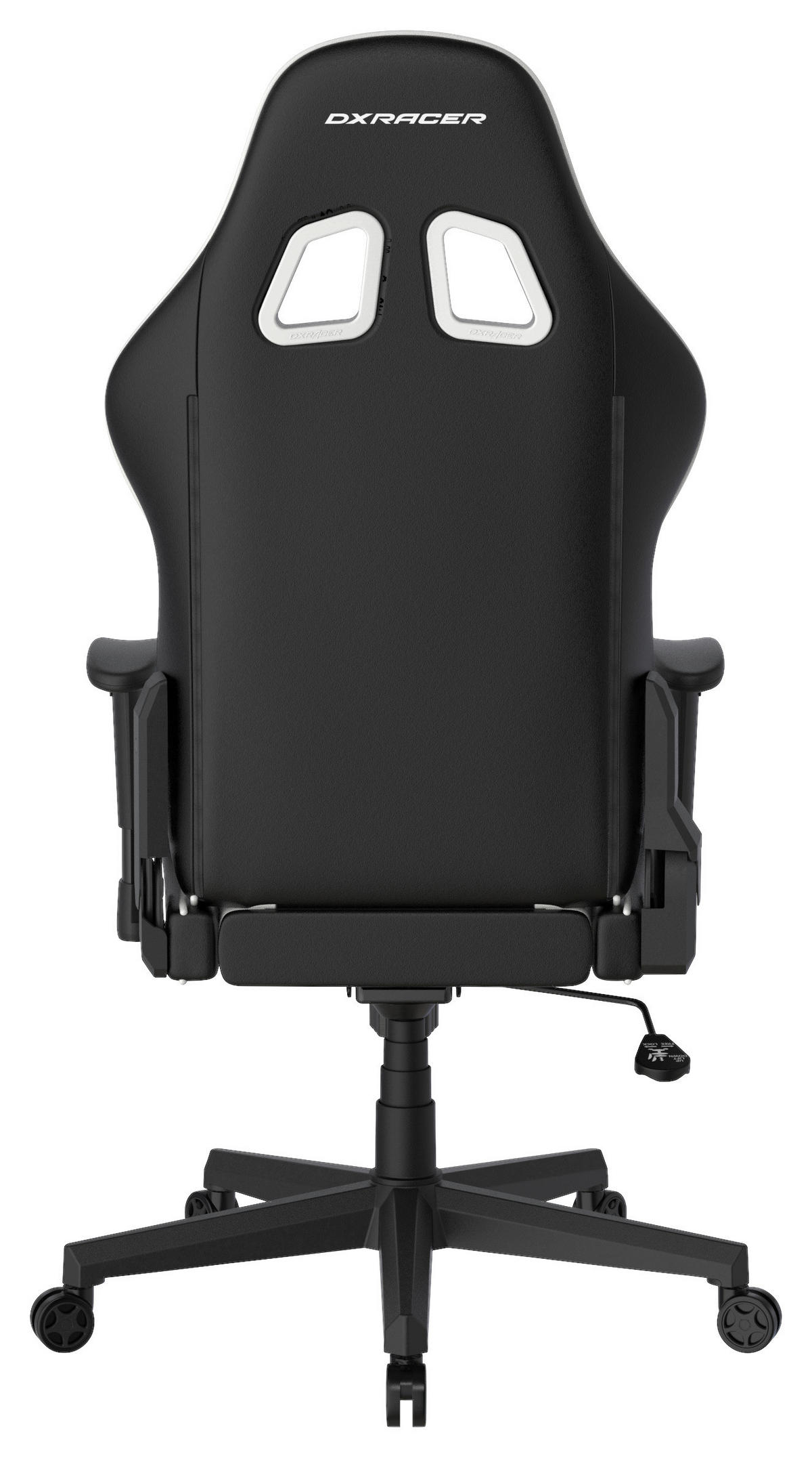 GAMINGSTUHL Weiß, Schwarz Kunststoff, Textil   - Schwarz/Weiß, MODERN, Kunststoff/Textil (67/126/67cm) - Dxracer