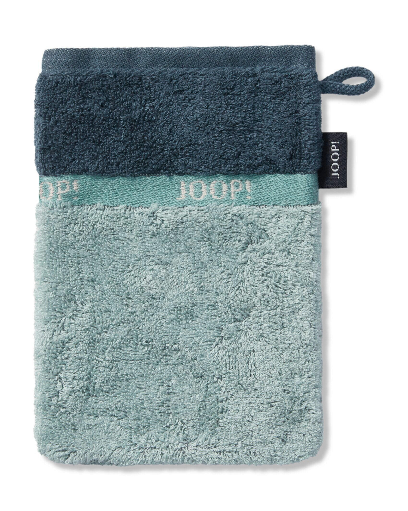 WASCHLAPPEN LINES LOGOGRAM Jadegrün  - Jadegrün, Basics, Textil (16/22cm) - Joop!