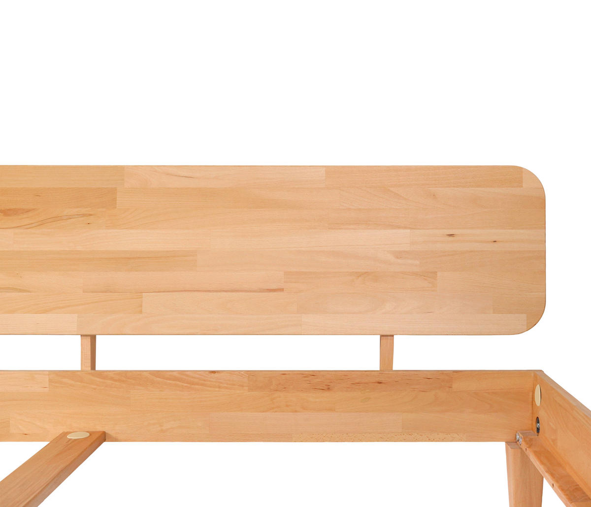 BETT 180/220 cm  Buchefarben   - Buchefarben, Modern, Holz (180/220cm) - MID.YOU