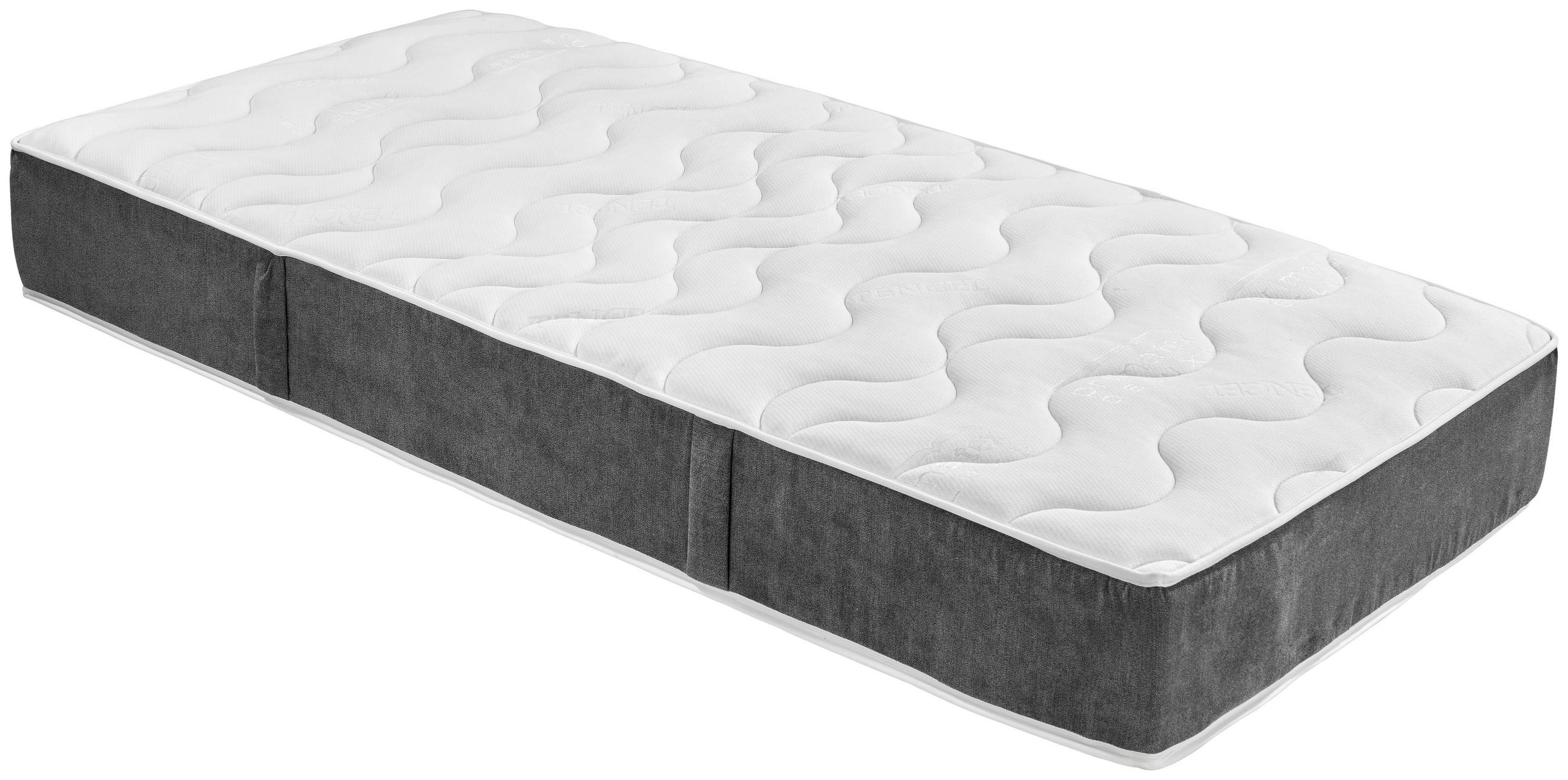 TASCHENFEDERKERNMATRATZE 80/200 cm Höhe ca. 23 cm 7 -Zonen - Weiß, Textil (80/200cm) - Primatex