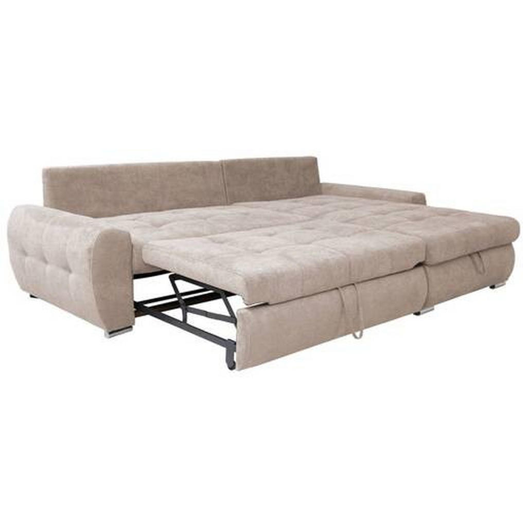 Thumbnail - Livetastic Eckschlafsofa, Beige, Textil, 3-Sitzer, Füllung: Schaumstoff, 277x175 cm, Schlafen auf Sitzhöhe, Armlehnen se...