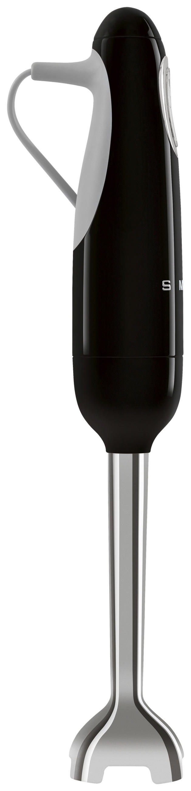 STABMIXER 50'S STYLE  - Edelstahlfarben/Schwarz, Basics, Kunststoff/Metall (6,5/41,4/6,5cm) - SMEG