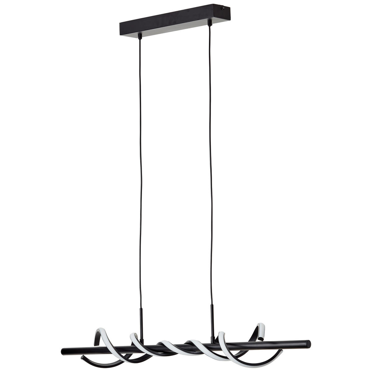 LED-PENDELLEUCHTE  - Schwarz, Design, Kunststoff/Metall (150/95,5/18cm) - Brilliant