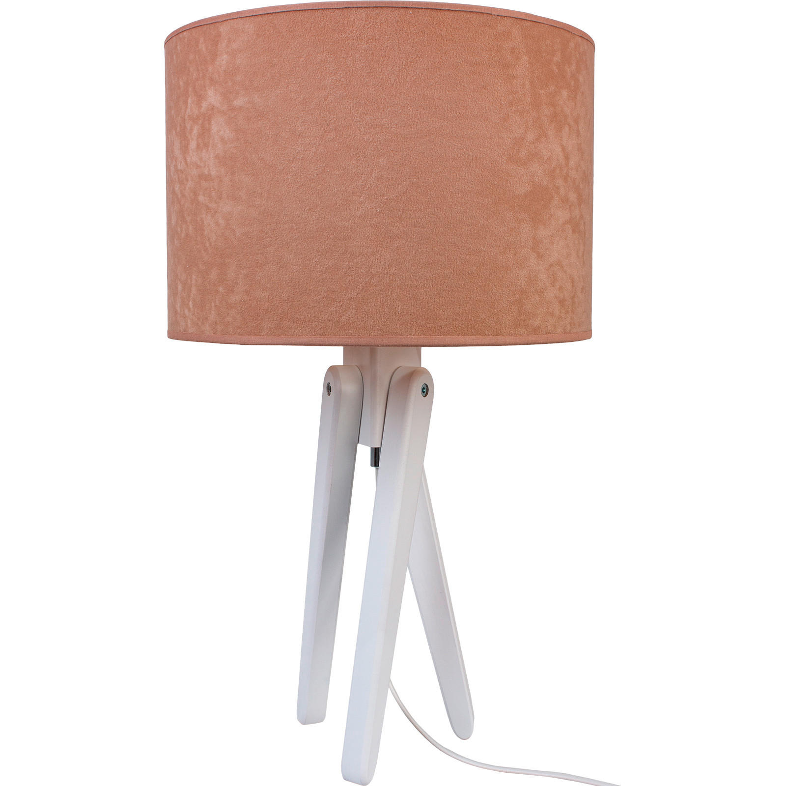 TISCHLEUCHTE 30/55 cm   - Beige/Weiß, Basics, Holz (30/55cm)