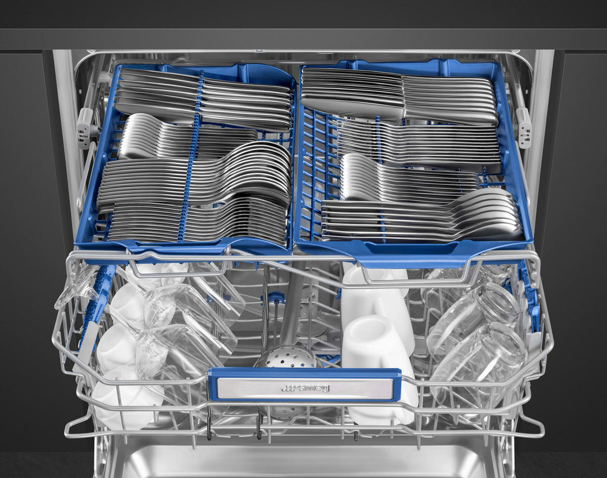 GESCHIRRSPÜLER STL333CL  - Edelstahlfarben, Basics, Kunststoff/Metall (59,8/81,8/54,5cm) - SMEG