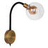 LED-WANDLEUCHTE - Klar/Goldfarben, Design, Glas/Metall (40/40/56cm) LED-WANDLEUCHTE - Klar/Goldfarben, Design, Glas/Metall (40/40/56cm)
