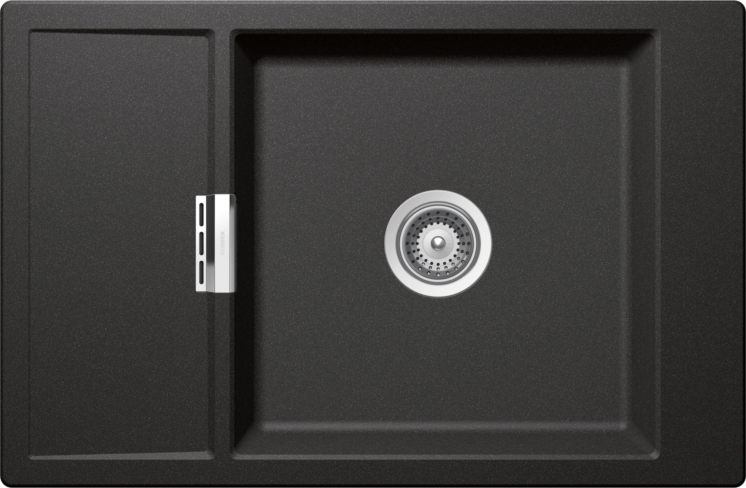 SPÜLE MONO D-100XS-U / MOND100XSUSTO  - Graphitfarben, Basics, Stein (78/51cm) - Schock