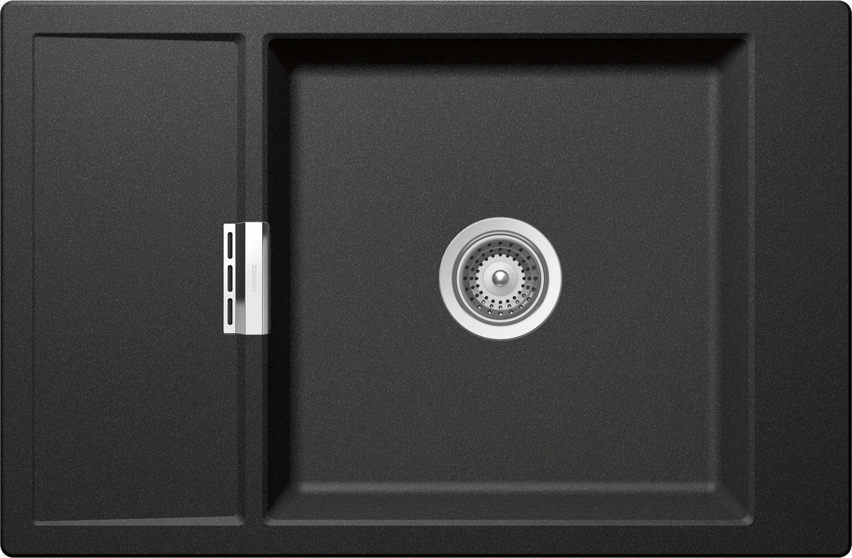 SPÜLE MONO D-100XS-U / MOND100XSUSTO  - Graphitfarben, Basics, Stein (78/51cm) - Schock
