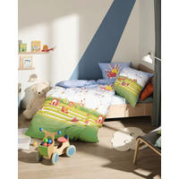 POSTELJNINA Regenbogenrennschnecken n/200 cm renforcé večbarvno  - večbarvno, Konvencionalno, tekstil (n/200cm) - Kaeppel