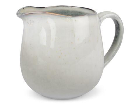 GRÄDDKANNA 350 ml - ljusgrå, Basics, keramik (8,4/9,3/7cm)