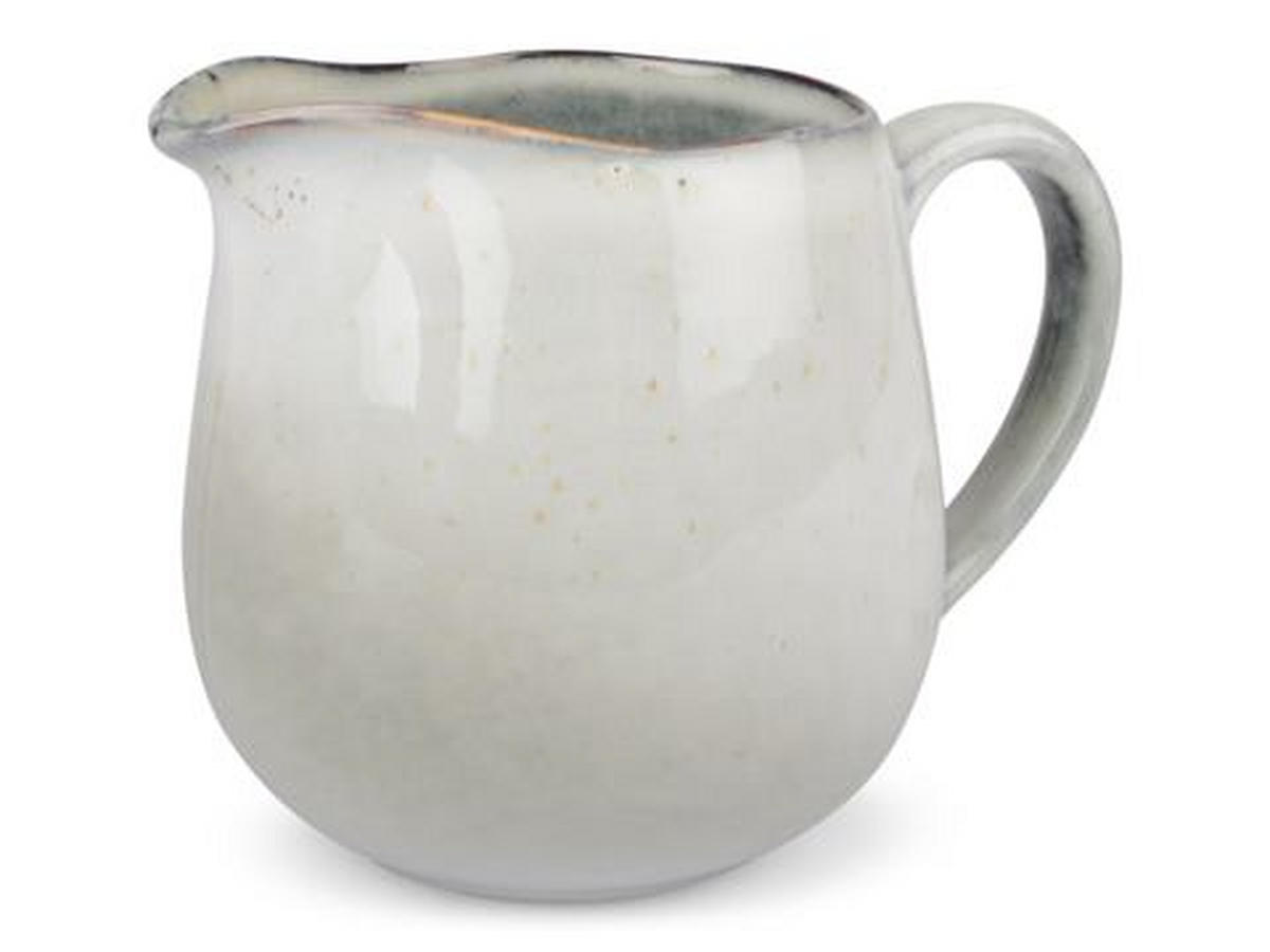 GRÄDDKANNA 350 ml  - ljusgrå, Basics, keramik (8,4/9,3/7cm)
