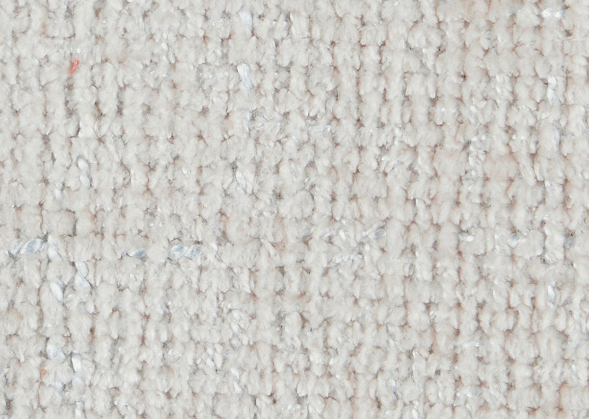 ECKSOFA in Chenille Beige  - Beige/Schwarz, Design, Textil/Metall (190/329cm) - Beldomo Style