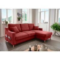 ECKSOFA Valentina Chenille  - Naturfarben, MODERN, Holz/Textil (228/150cm) - Livetastic