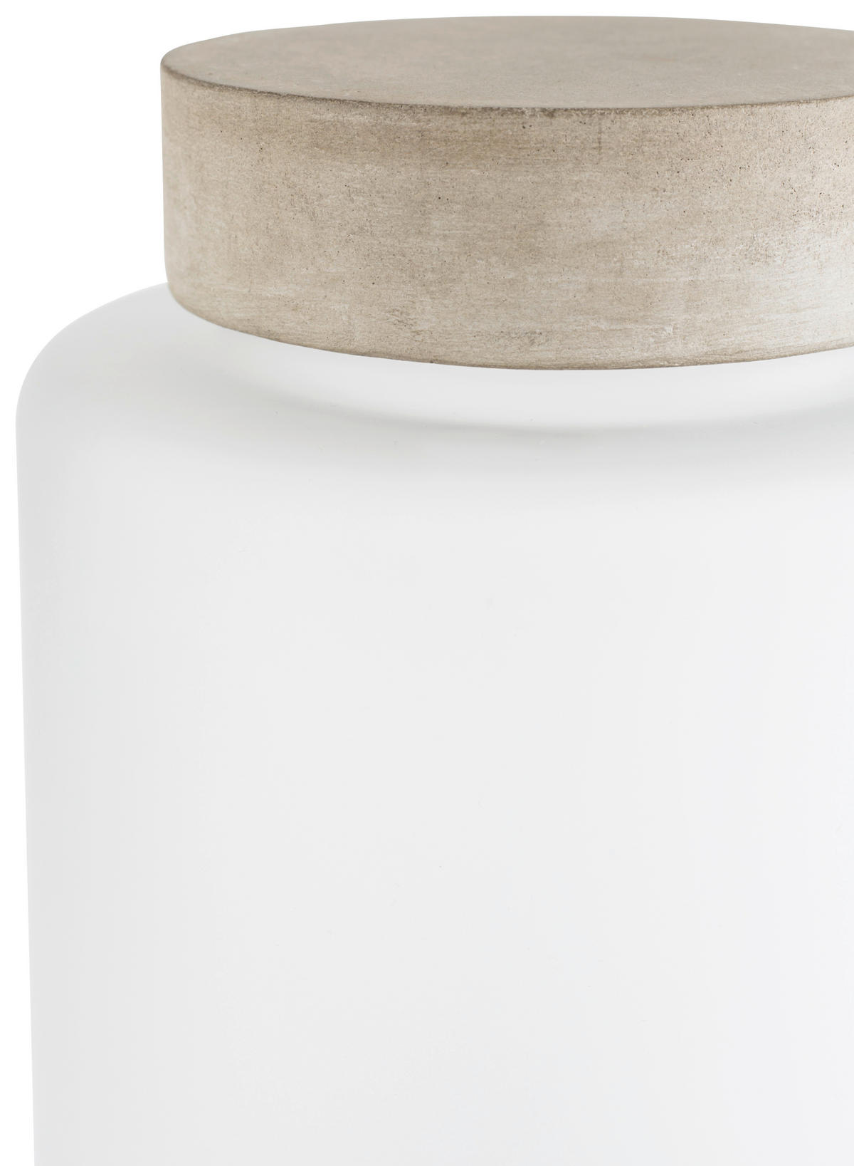 VASE 30 cm  - Hellgrau/Weiß, Basics, Glas/Stein (15/30cm) - Zuiver
