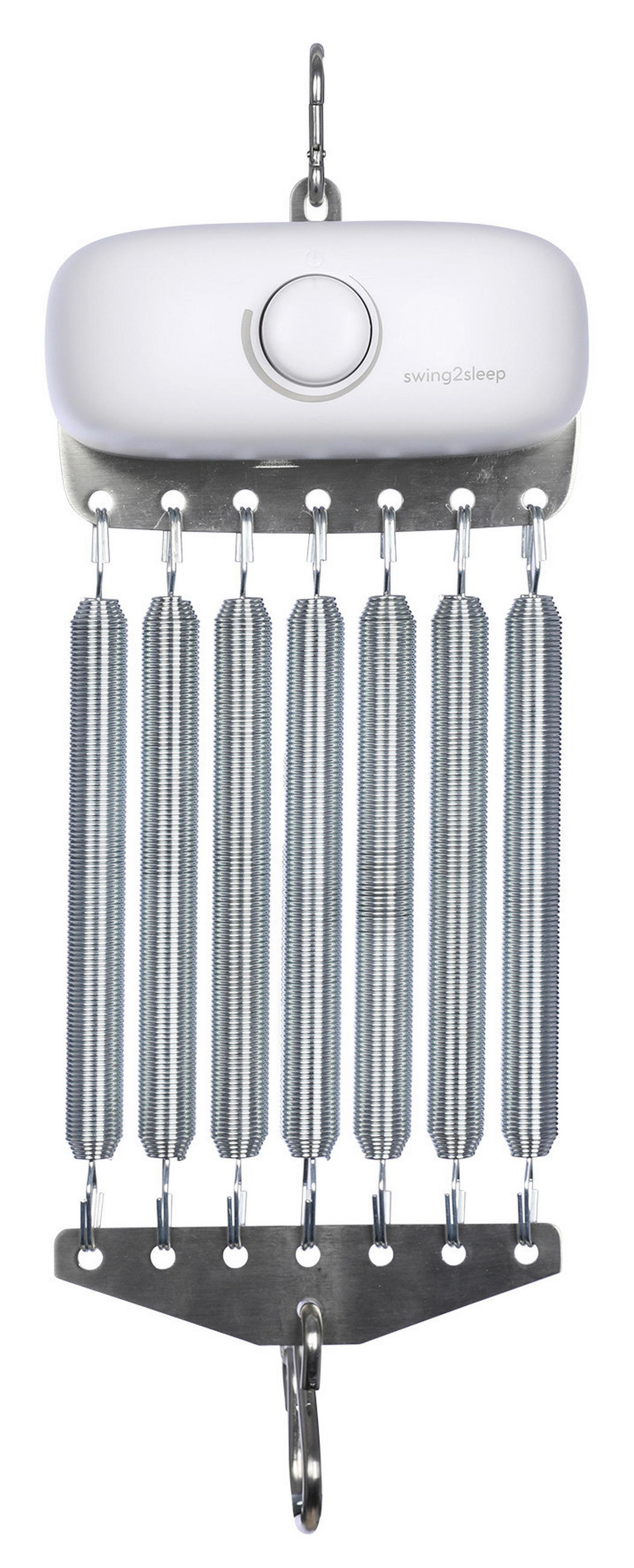 FEDERWIEGENZUBEHÖR   - Weiß, Basics, Kunststoff/Metall (15/44/14cm) - swing2sleep