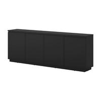 SIDEBOARD Bilbao 200/72/34,5 cm  - Schwarz, Design, Holzwerkstoff (200/72/34,5cm) - MID.YOU